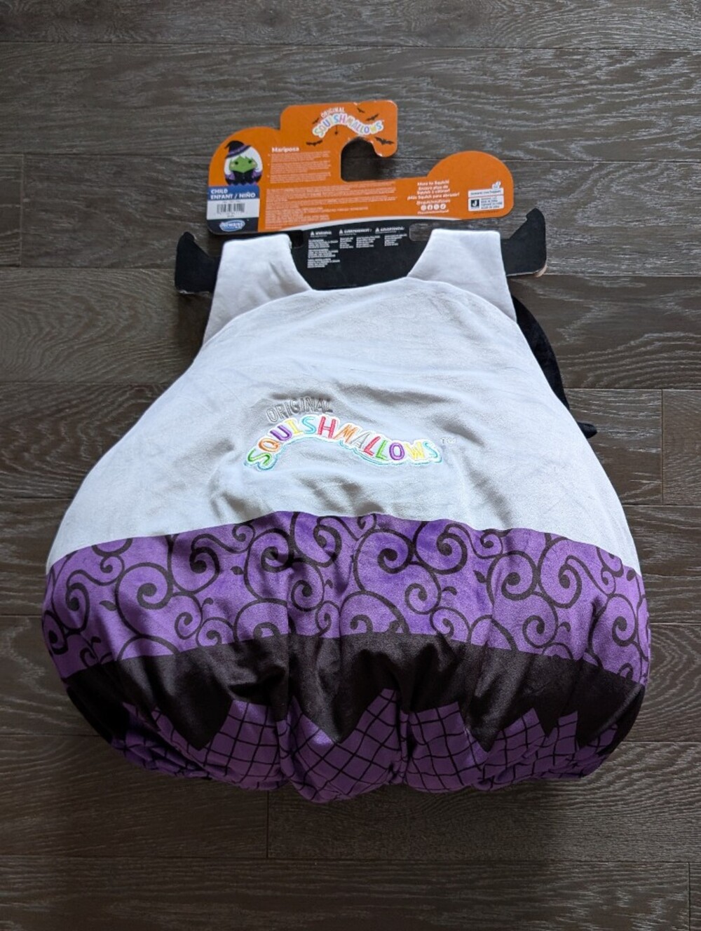 NWT Squishmallows Mariposa Witch Child Halloween Costume & Treat Pail Bag - Picture 4 of 10